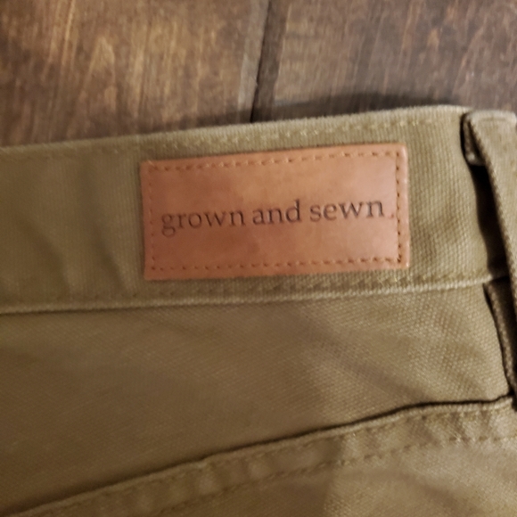 NWT Grown & Sewn 12oz Foundation Pant Made in USA Button-Fly Size 33 Like Filson - Picture 4 of 5